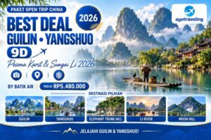 Paket Open Trip China 9D Guilin Yangshuo 2026 - Mulai Rp5,48 Juta