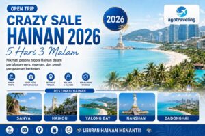 Paket Open Trip China 5D3N Hainan 2026