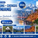 Paket Wisata China 9D Chongqing Chengdu Siguniang 2026 – Mulai Rp17,5 Juta by Xiamen Air